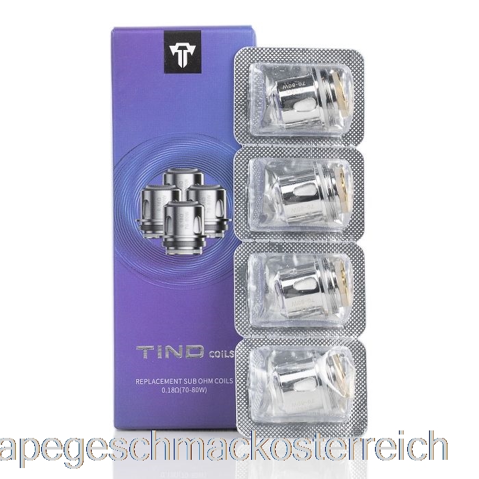 Teslacigs Tind Ersatzspulen 0,18 Ohm Mesh-Spulen Vape-Geschmack